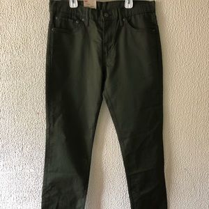 levis jean men 511 green slim fit